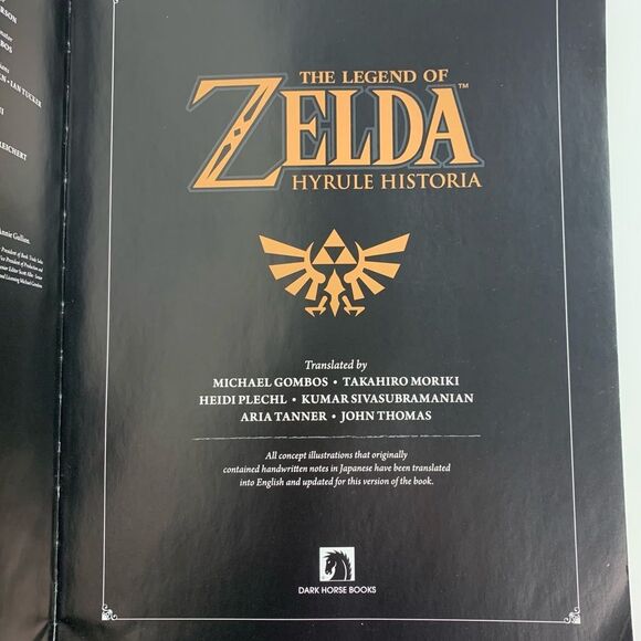 The Legend Of Zelda Hyrule Historia Dark Horse Softcover Paperback Book Nintendo - Picture 6 of 8